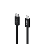 VedinSphere USB4-80G Hyper-Flex Cable 1m Black - 80Gbps 240W Thunderbolt 5 Compatible